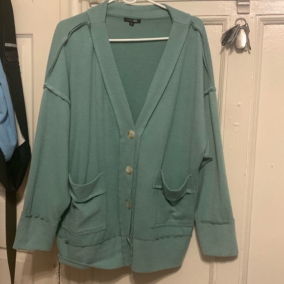 Papermoon Sweaters - Green /aqua sweater